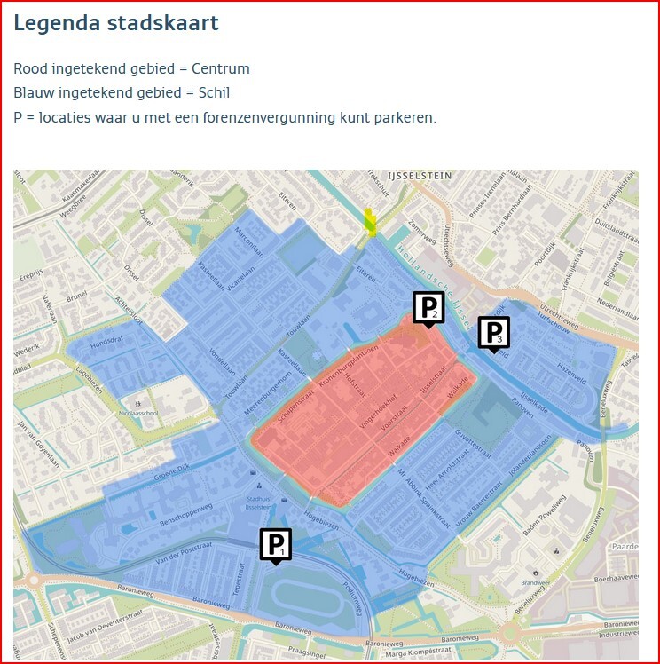 Parkeergebieden IJsselstein
