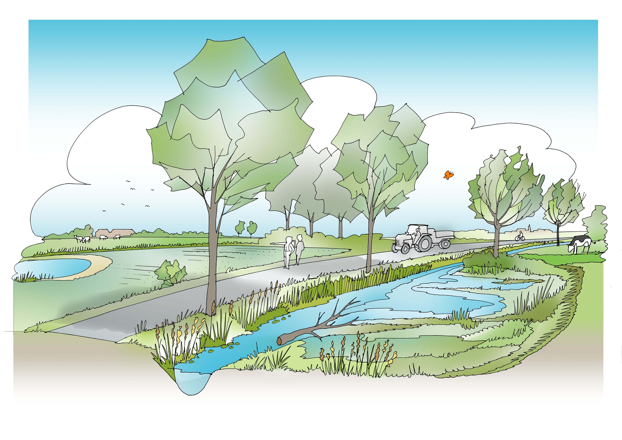 Impressie klimaatbestendige straat, Arcadis 1